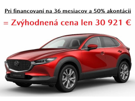 Mazda CX-30 2WD A/T 2,5L E-SKYACTIV G137 AUTOMAT CENTER-LINE + PAKET STYLE